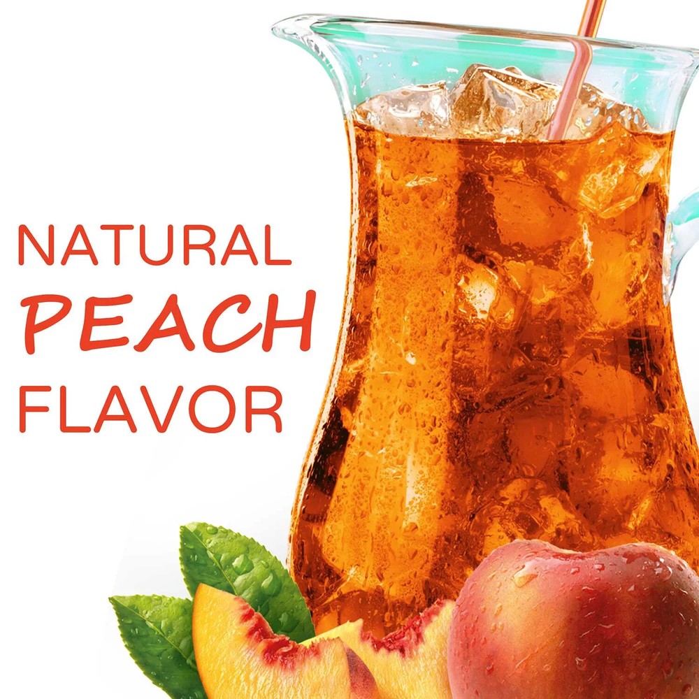 2 PACK - 16ct Crystal Light Peach Iced Tea Powdered Drink Mix (Total 32 Packets)