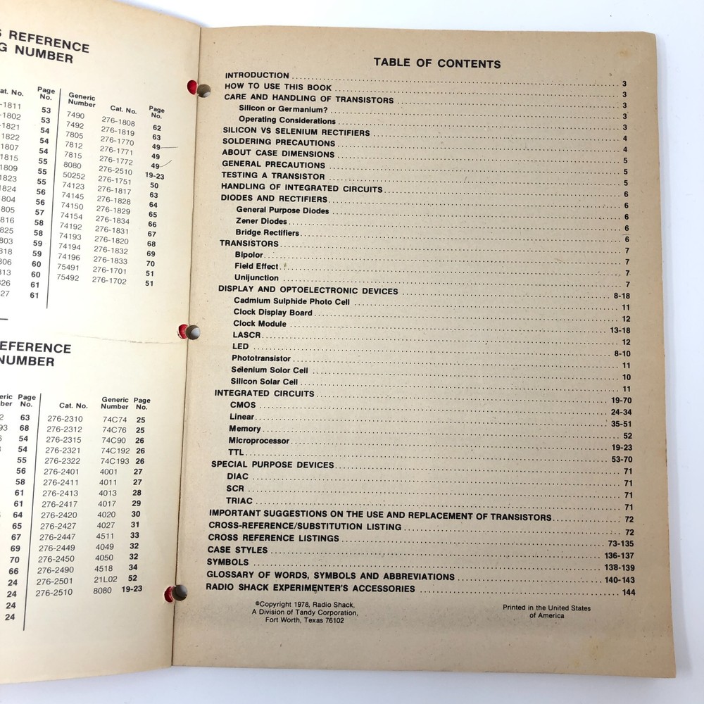 1978 Archer Semiconductor Reference and Application Handbook 276-4002