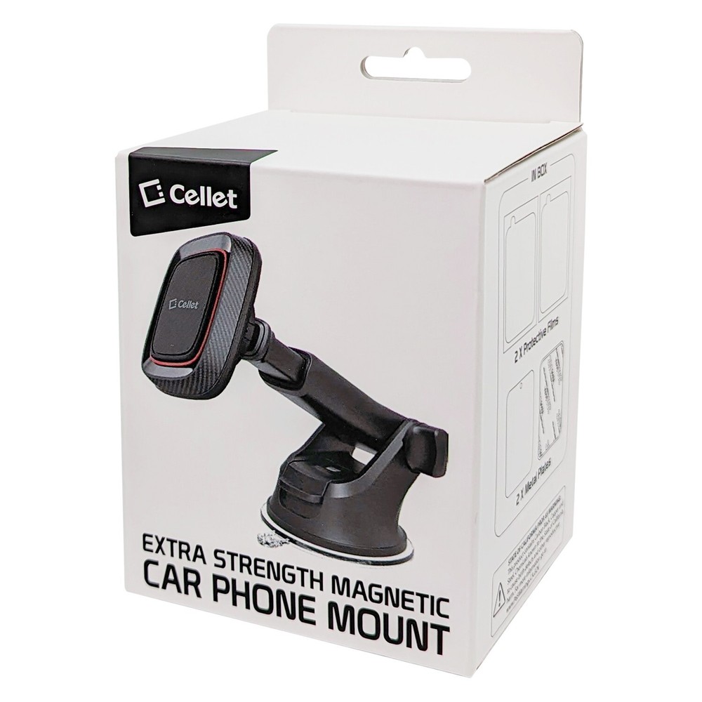 Magnetic Car Dashboard/Windshield Phone Mount - iPhone 13 Pro Max Mini 12 11 SE