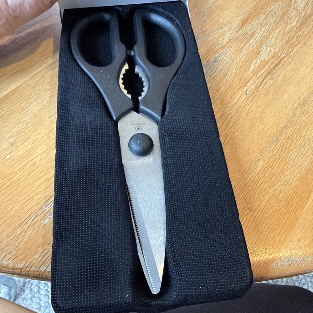 WUSTHOF Detachable Kitchen Cook's Shears Black / Silver NIB