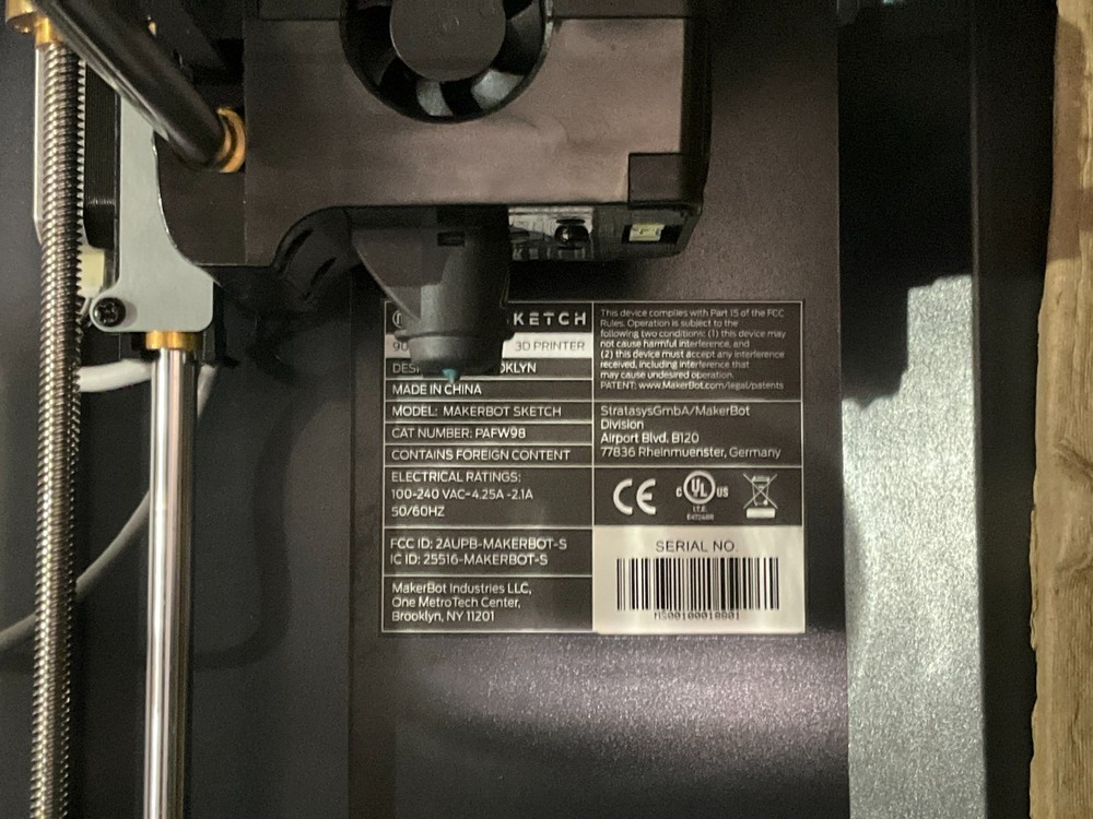 MakerBot Sketch 3D Printer SKETCHKIT ✅ ❤️️ ✅ ❤️ OPEN BOX! ✅ ❤️️ ✅ ❤️