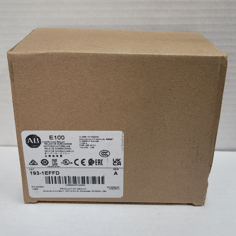 New Allen Bradley 193-1EFFD Overload Relay