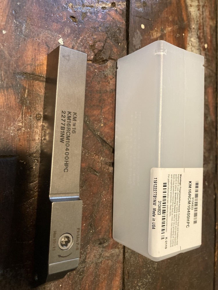 KM Systems KM16RCM10400HPC Turn Tool Quick Change Holder Package