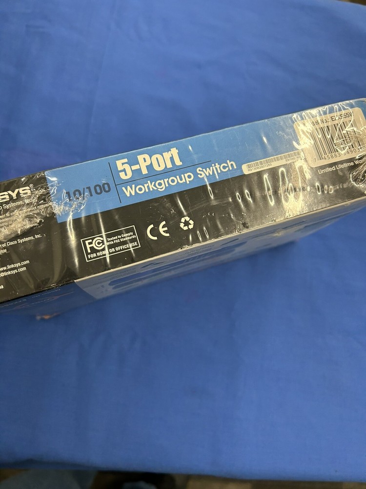 Linksys EtherFast (EZXS55W) 5-Ports External Switch New In Box