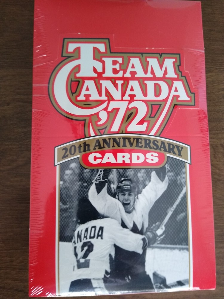 TEAM CANADA 1972 Sealed Box RARE VERSION 20TH ANNIVERSARY EDITION