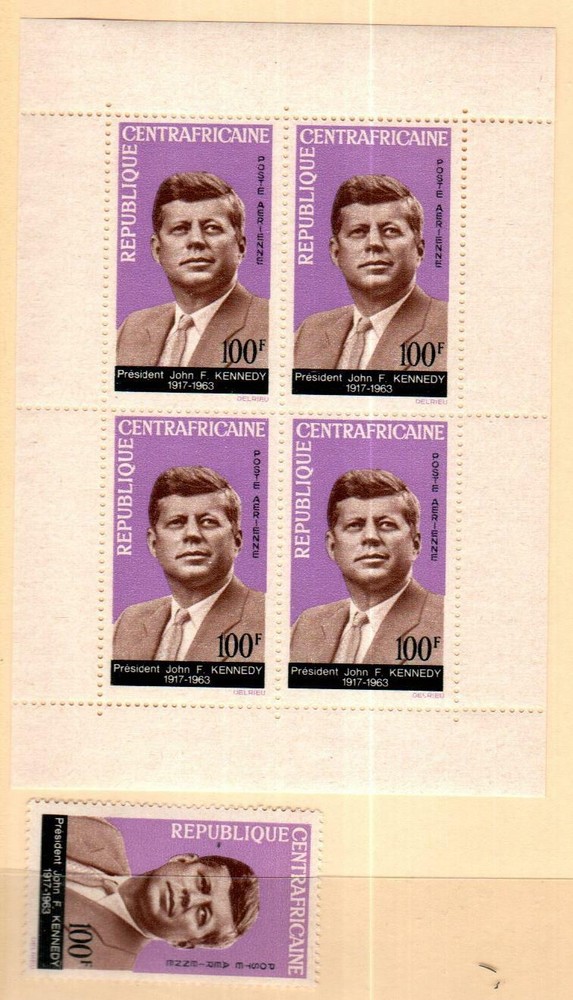 Central Africa Scott C24, C24a Mint NH [TE1663]