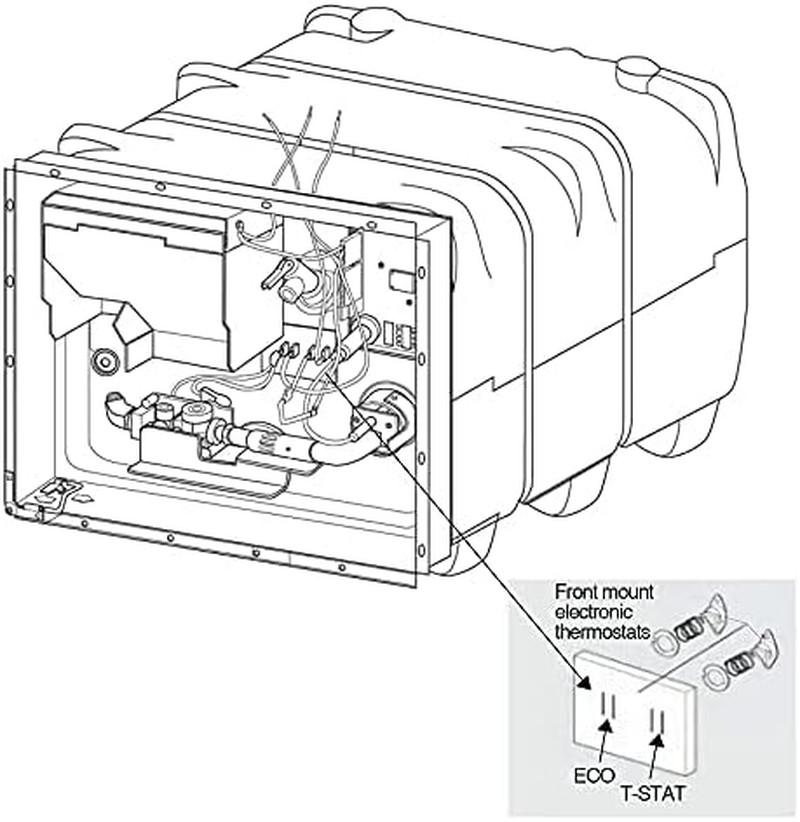 Water Heater Thermostat Replacement Parts Assembly Compatible with Atwood 91447,