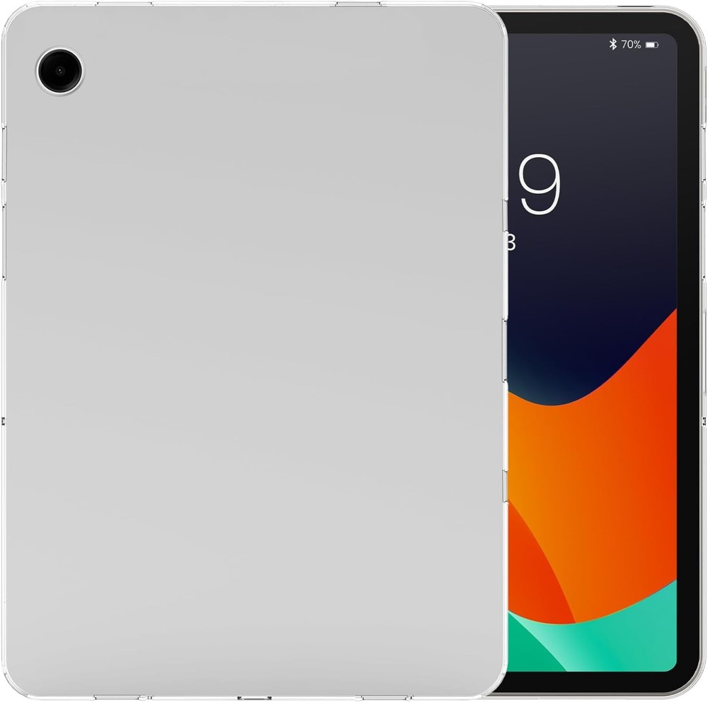 Case for Samsung Galaxy Tab A9+ - Soft TPU Back Protector Cover, Transparent