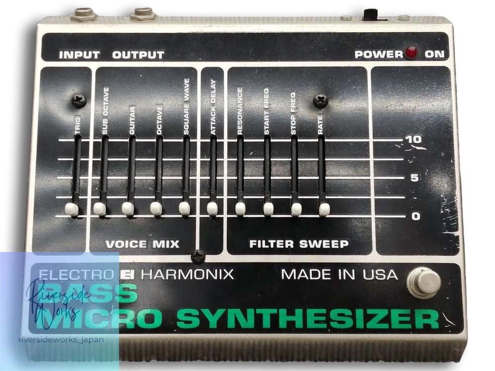 ELECTRO-HARMONIX BASS MICRO SYNTHESIZER Effect Pedal JP