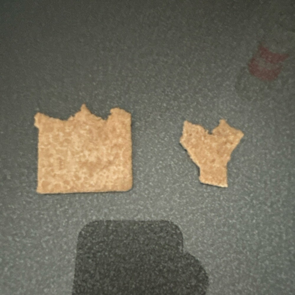 Letter Y Shaped In Castle Shaped Wheat Thin