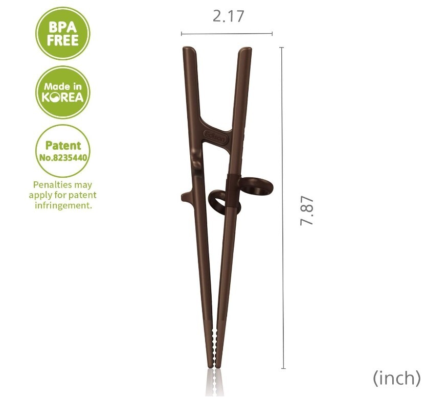 Edison Training Chopstick for Adults Left Handed, Beginner Easy Helper Chopstick