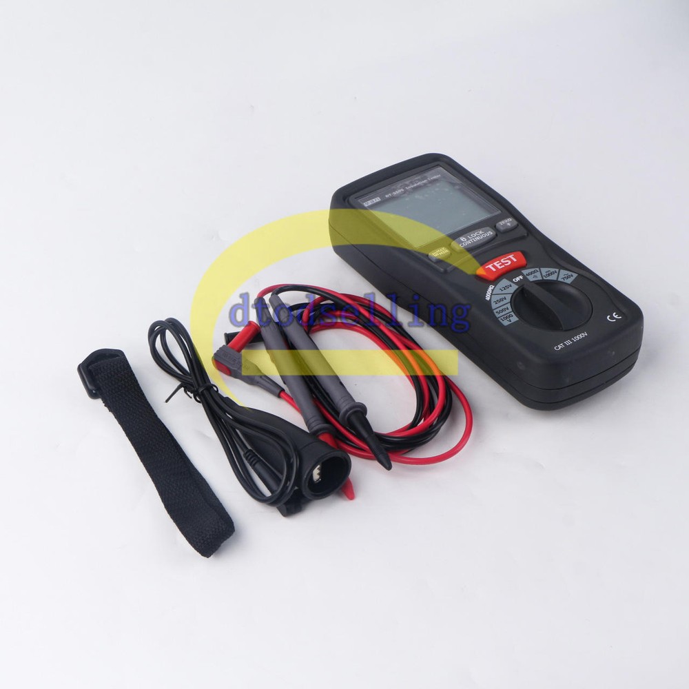 1PCS NEW CEM DT-5505 Insulation Testers Large Dual Display with Backlight