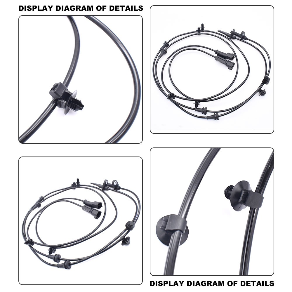 2pcs ABS Front Left Right ABS Sensor For Ford Explorer/Taurus/Flex 2013-2019