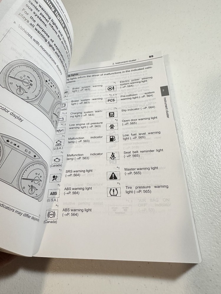 Toyota Highlander Owners Manual Set 2014