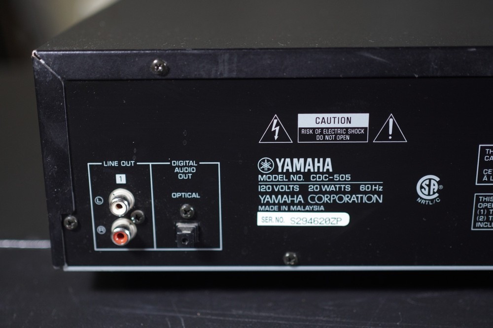 Yamaha Natural Sound Compact Disc Player CDC-505