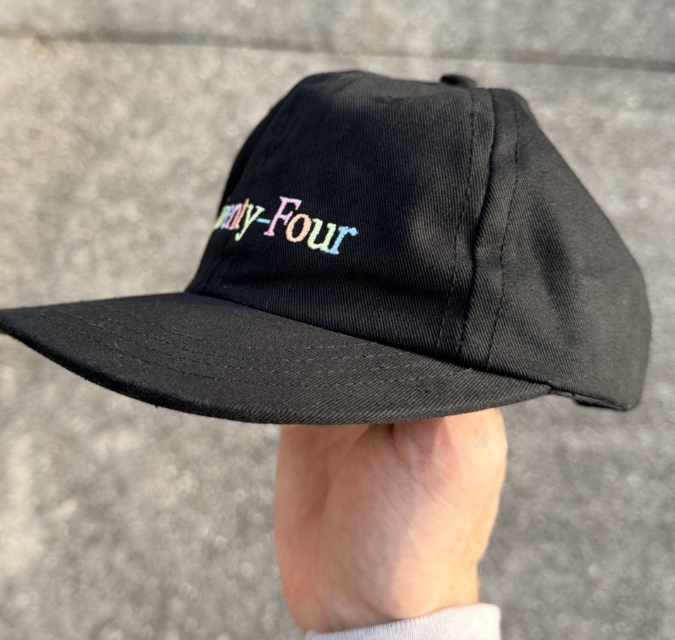 A24 Hat - 'A Twenty-Four' Black Adjustable Hat