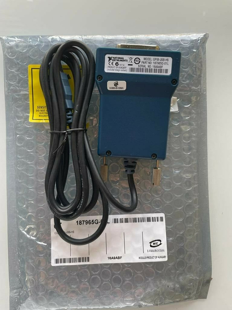 National Instruments GPIB-USB-HS Interface Adapter Controller 187965G-01L