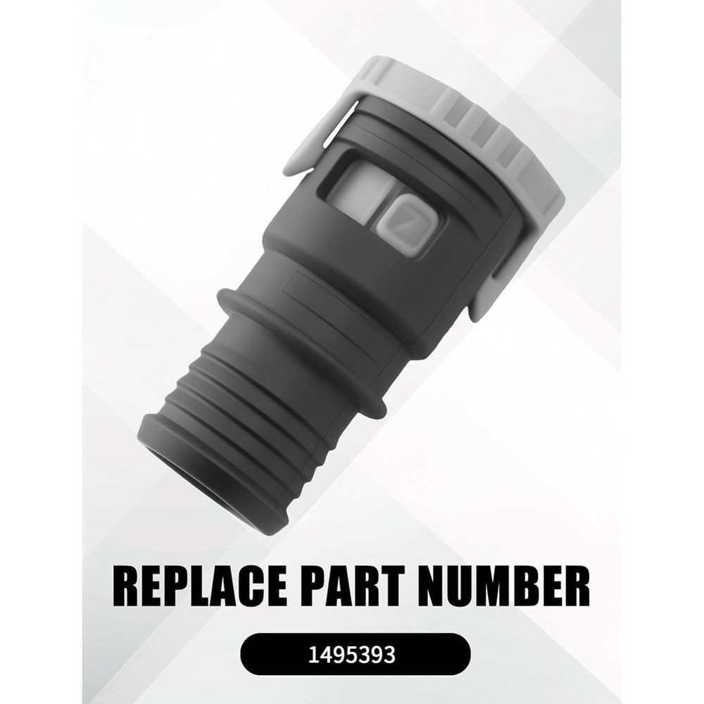 2PCS Heater Hose Connector for Focus 2L 2012-2016,Escape 2.0L4877