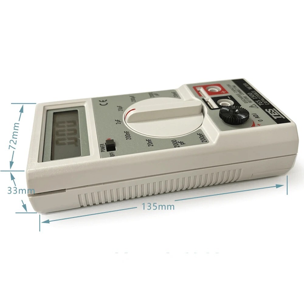 Dual Harmonic Integral Precision Capacitance Meter Digital Capacitance Tester