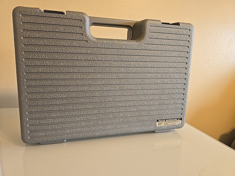 Edu Science Deluxe Microscope Set With Carrying Case