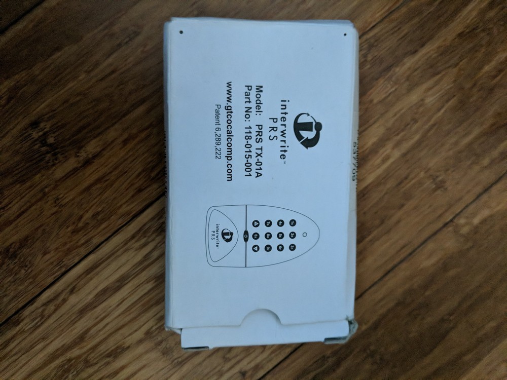 New Interwrite PRS PRS TX-01A Personal Response System Remote Control