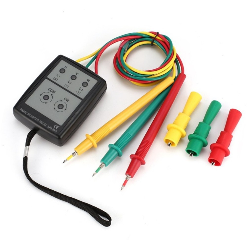 Phase Detector Three Phase Alternating Current Phase Meter Phase-Sequence3546