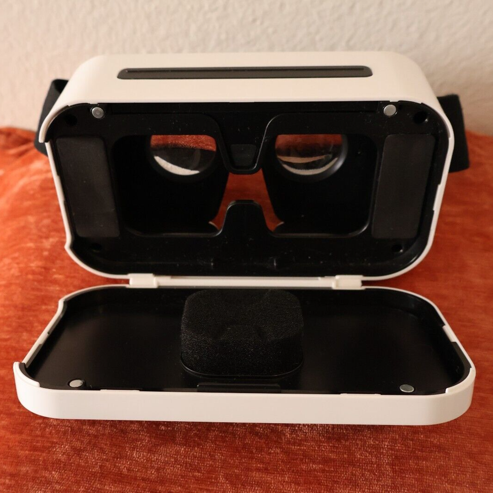 Sharper Image VR Smartphone Viewer 360° Headset BlackWhite READ DESCRIPTION