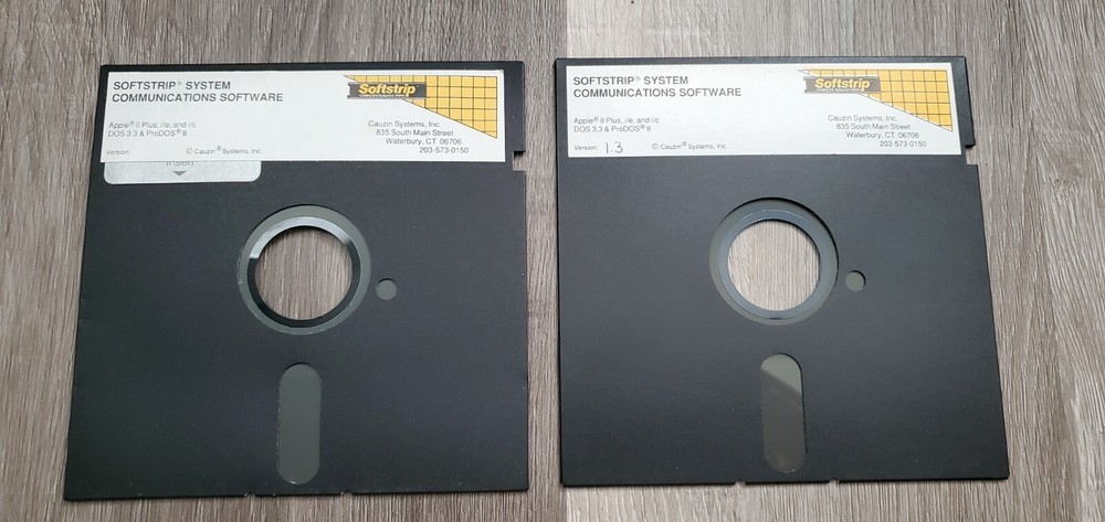 CAUZIN SOFTSTRIP READER FOR MACINTOSH VINTAGE APPLE WITH FLOPPY SOFTWARE
