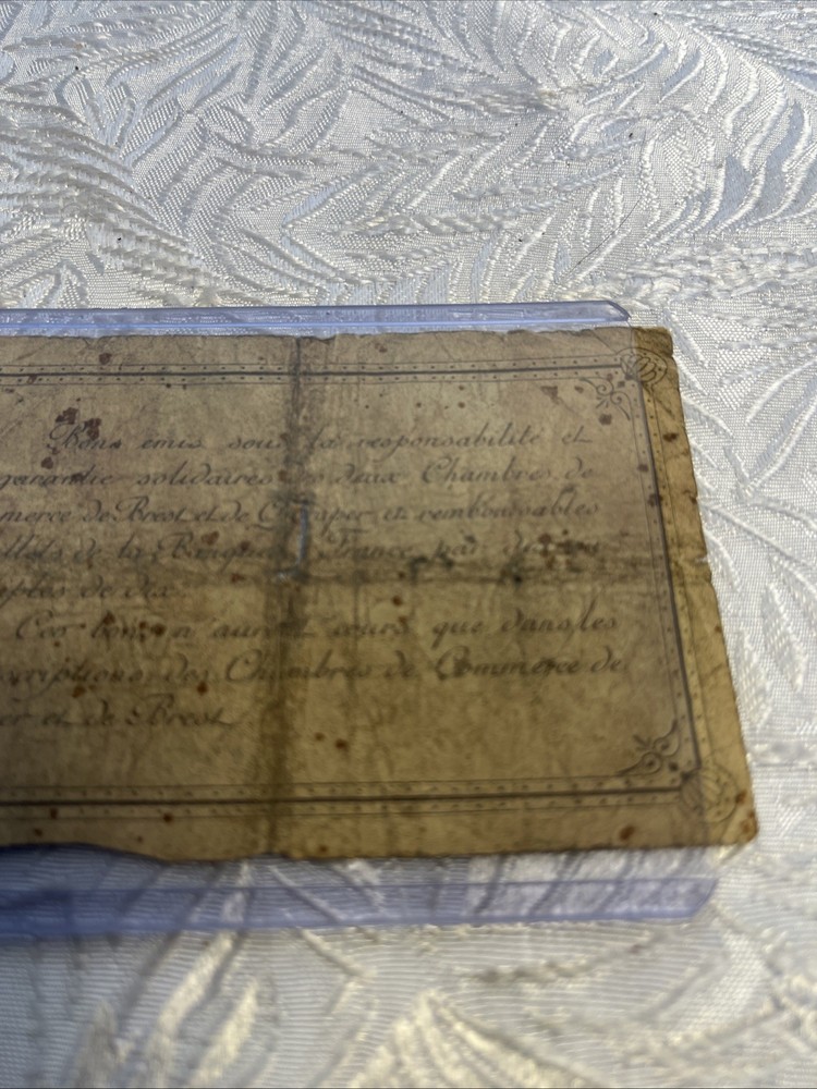 Billet 50 Centimes Quimper Et Brest