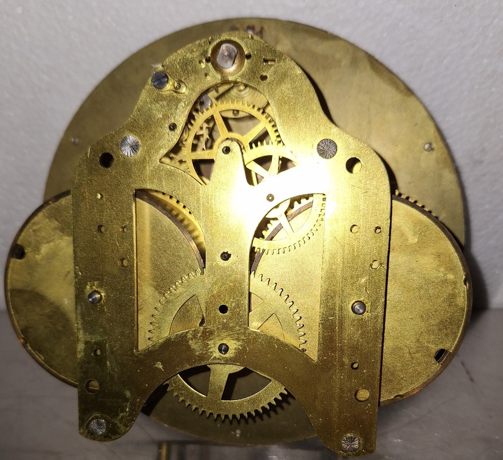 Rare Antique Seth Thomas Ship's Deck Clock Wall Engine-Room Maritime Working