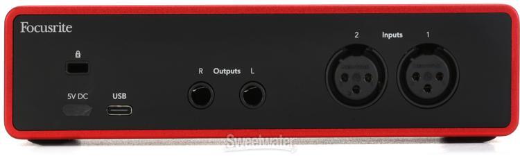 Focusrite Scarlett 2i2 4th Gen USB Audio Interface