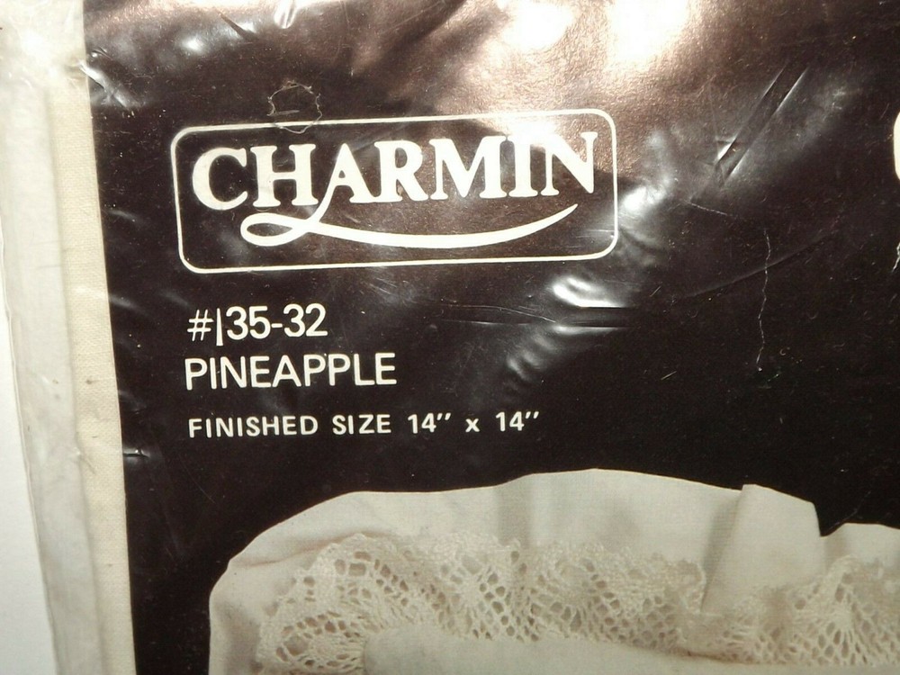 Charmin Chainstitching Kit # 35-32 Pineapple Pillow New In Package