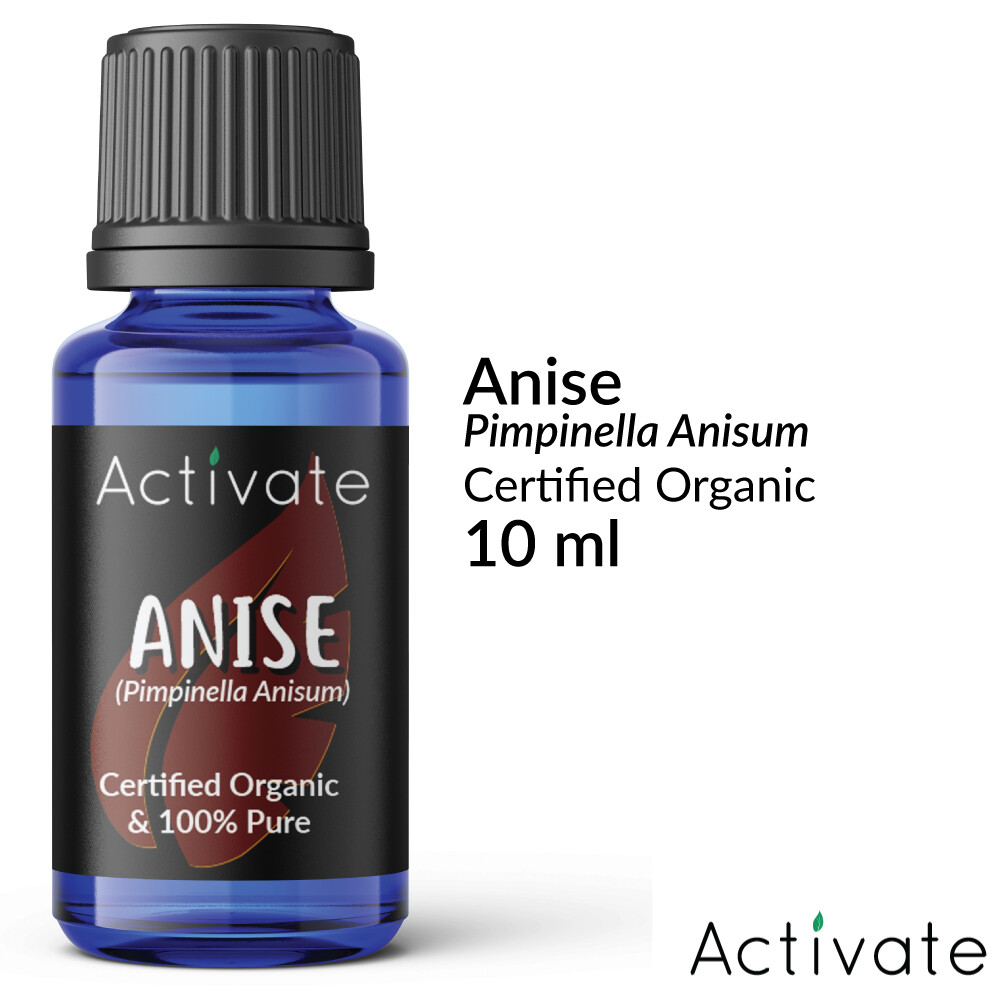 Anise Organic Essential Oil 100% Pure - 10ml