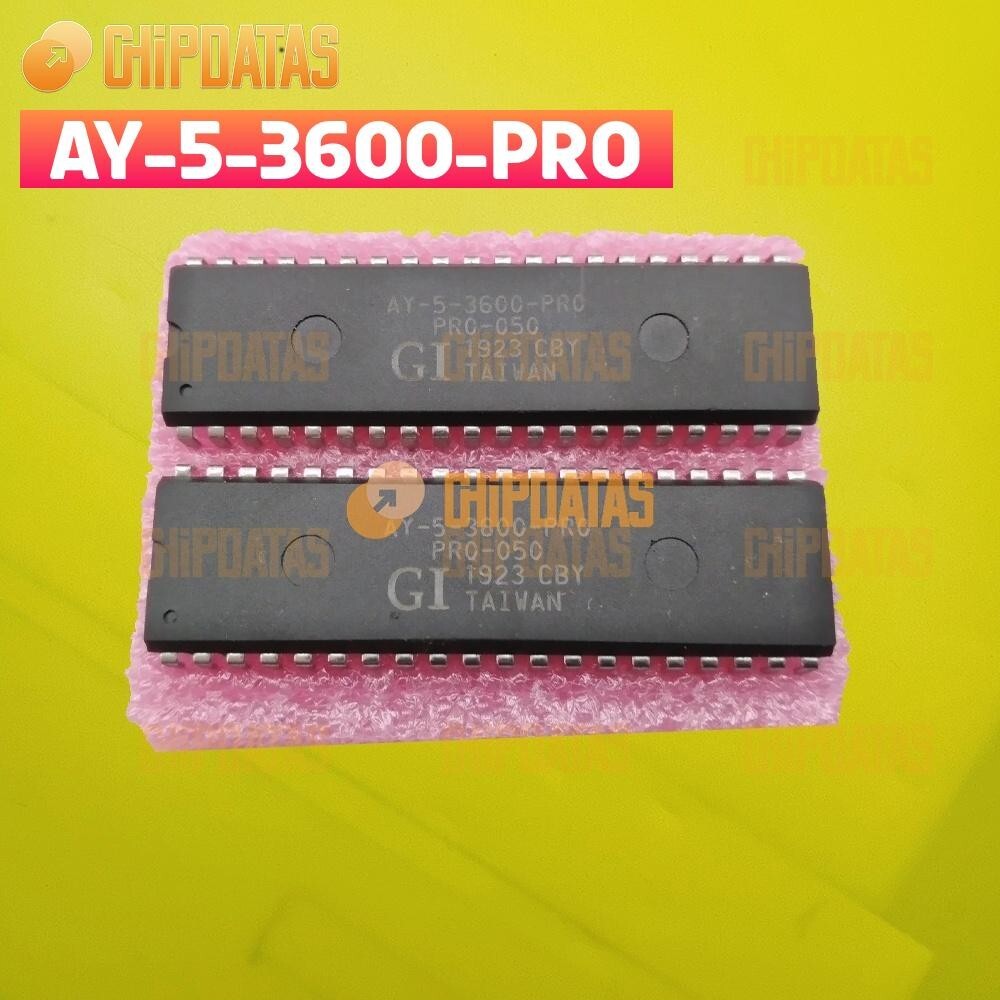 1PCS GI AY-5-3600 AY-5-3600-PRO DIP40 Keyboard Encoder