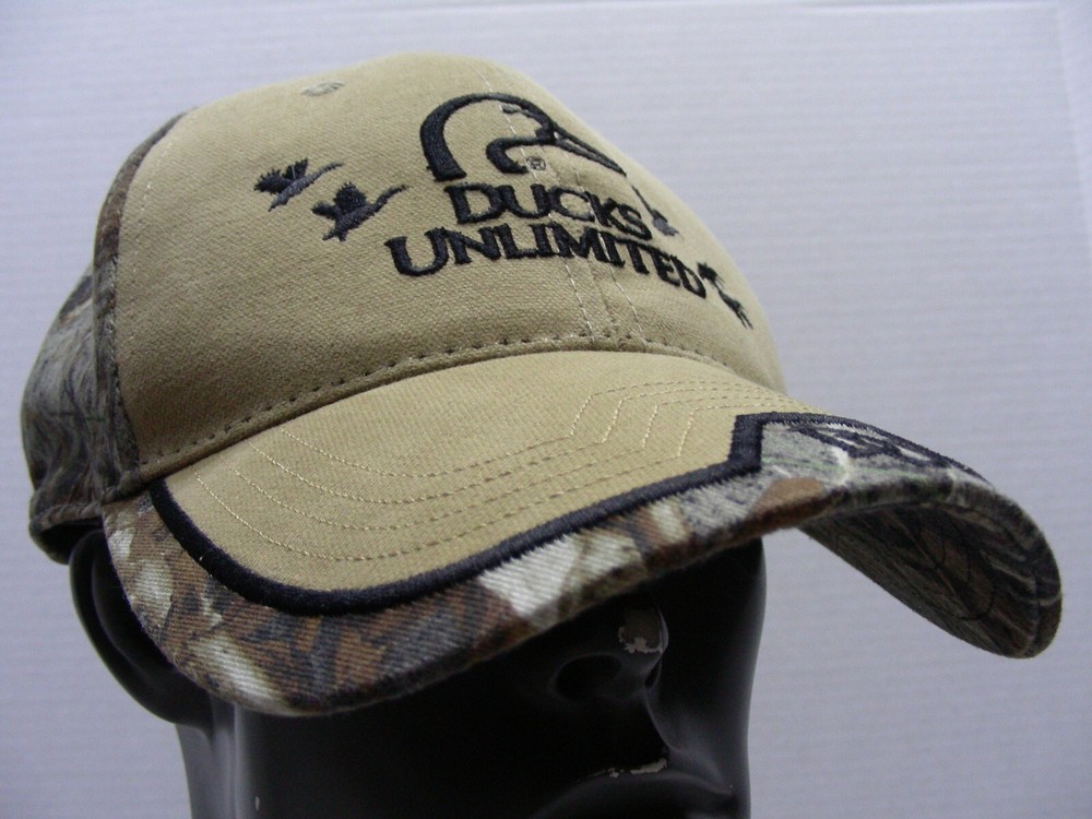 DUCKS UNLIMITED - One Size Adjustable STRAPBACK Baseball Cap Hat!