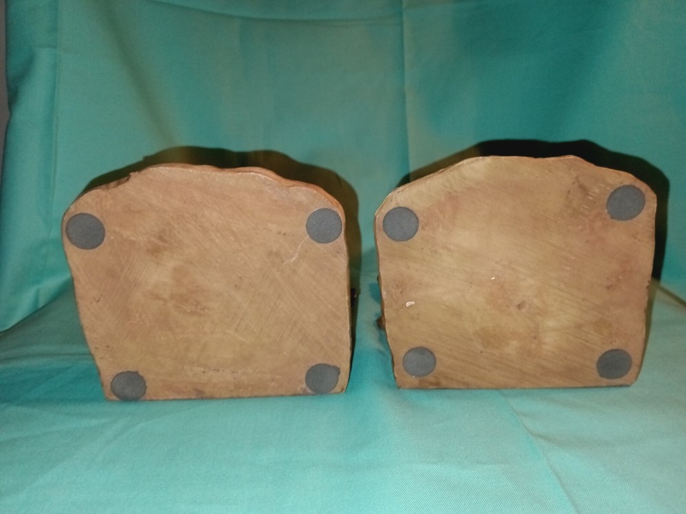 Western Bookends Wagon Wheel Hat Skull Cowboy