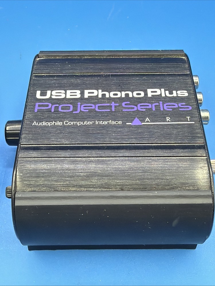 ART USB Phono Plus Project Series (tm) Phono Preamp & Audio Interface
