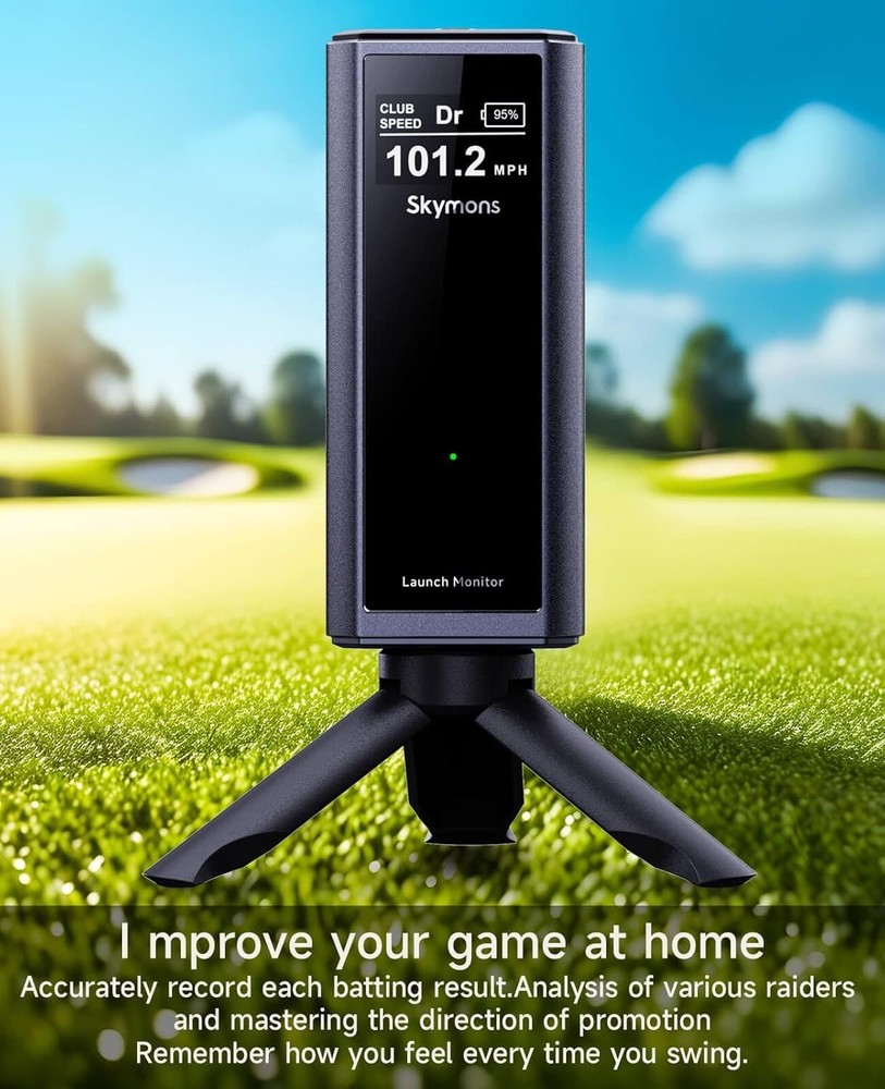 Portable Golf Launch Monitor for Golf Swing Analysis Tracker & Swing Analyzer