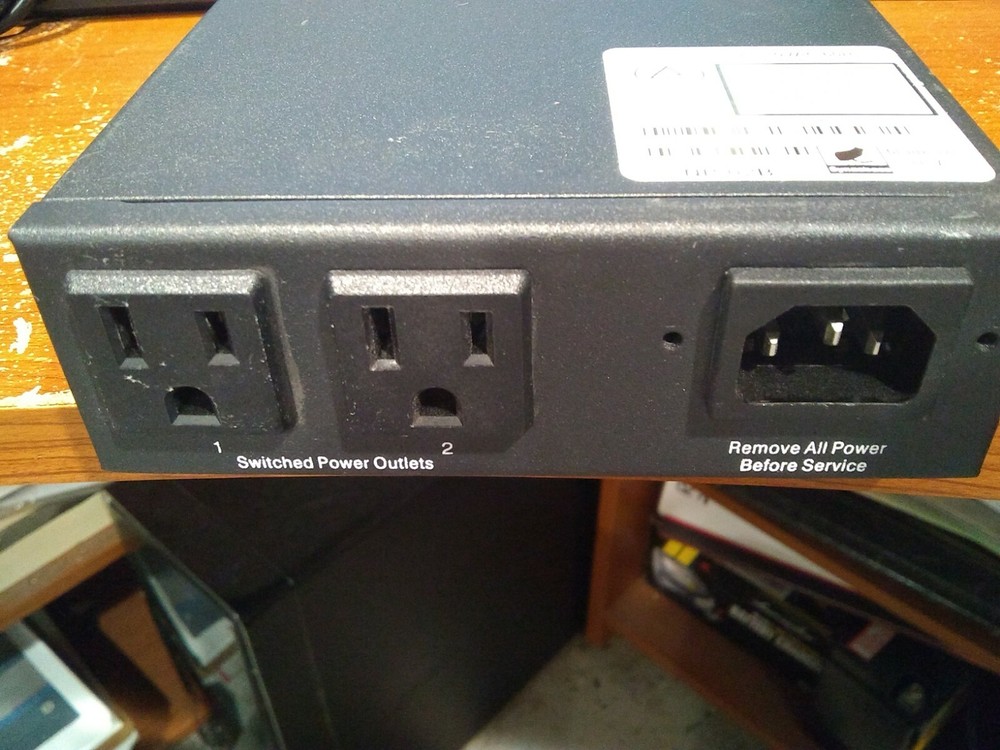 SYNACCESS NETBOOTER  NP-02B IP NETWORK AC PWR SWITCH CONTROLLER "TEST WORK 100%"