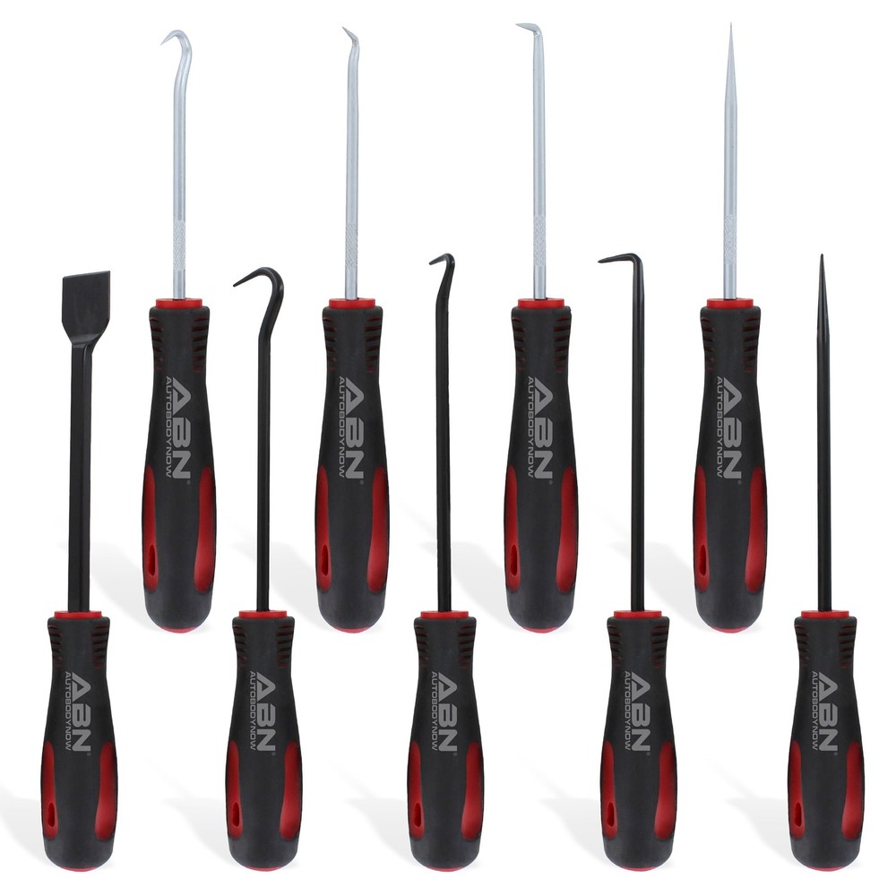 ABN Precision Scraper, Hook, and Pick 9-Piece Set – Small 6.5in Large...