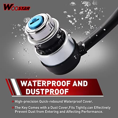 5 Wire Ignition Key Switch with Cap Replacement for 5 Wire Ignition Switch