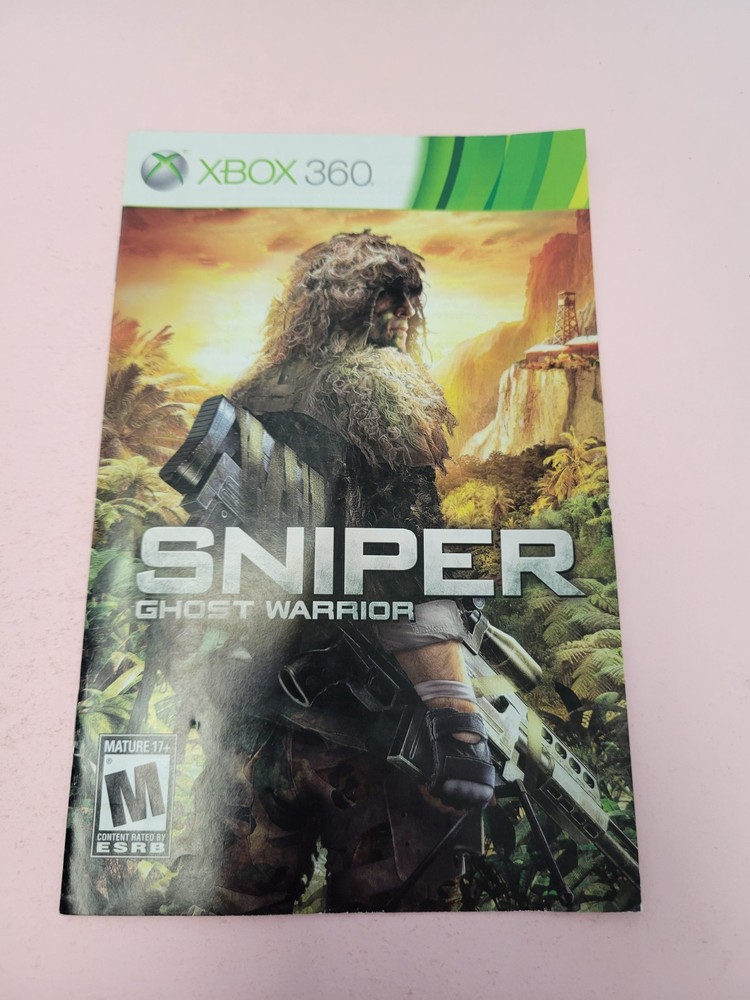 (Manual Only) Sniper Ghost Warrior - Microsoft Xbox 360