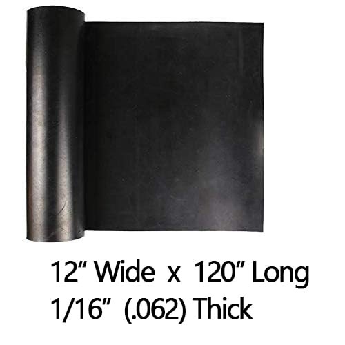 Solid Rubber Sheets Strips Rolls 1/16 Thick x 12 Wide x 120 Long Neoprene Mat