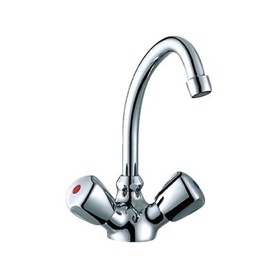 Scandvik 70002 Classic Swivel J-Spout Galley Mixer