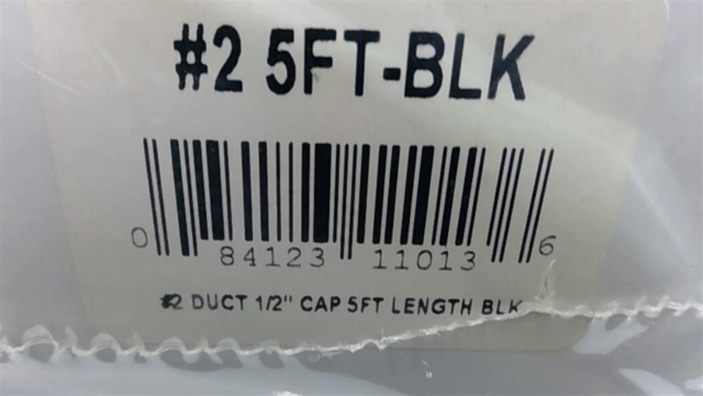 Flexiduct #2 5FT-BLK Cord Cover