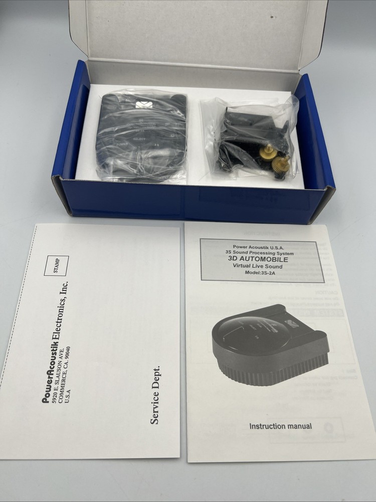 Power Acoustik Automotive Signal Processor 3S Sound Processing System 3S-2A 1998