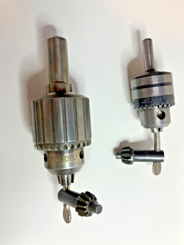 Preowned Jacobs Drill Chucks. Larger 33B is in very nice condition. See notes!!!