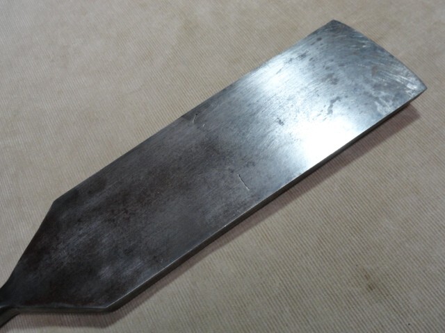 3 1/2" Slick Ohio Tool Co Timber Frame Heavy Framing Socket Mortise Chisel NICE