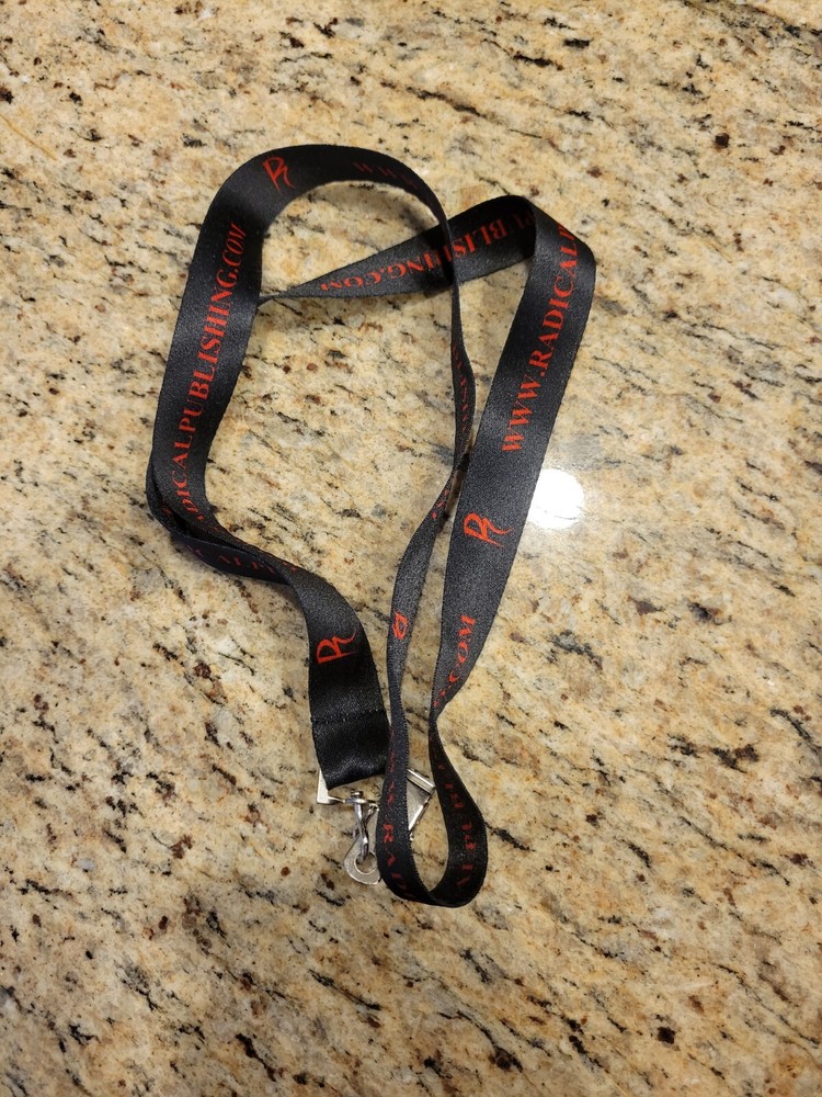 Radical Comics Publishing Red and Black Lanyard