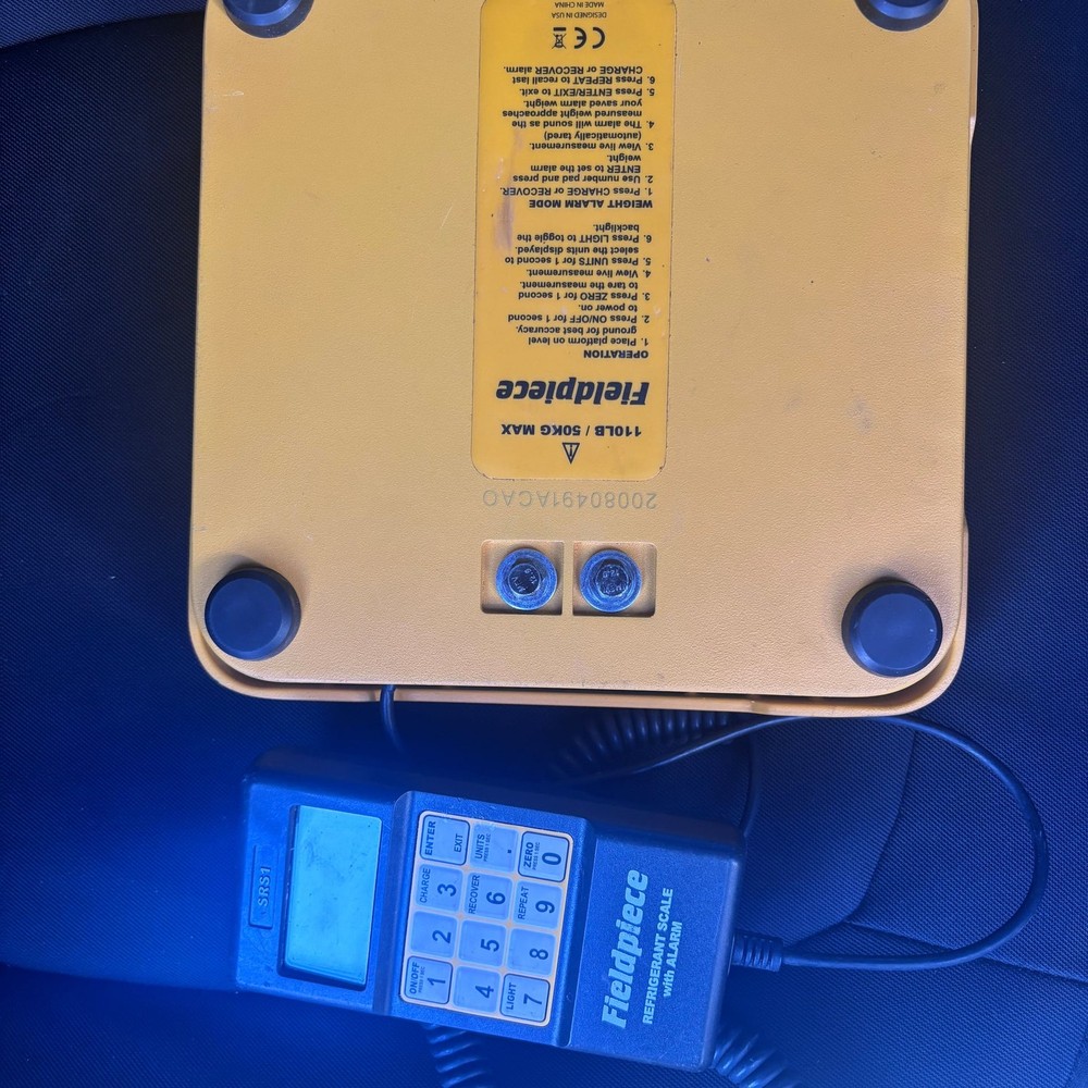 Fieldpiece SRS1 HVAC Refrigerant Scale